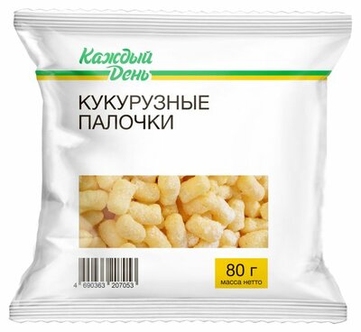Палочки кукурузные Каждый день сладкие 80г