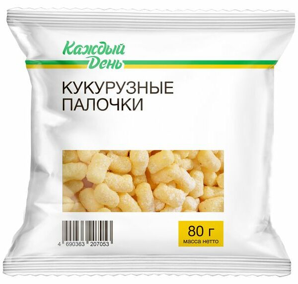 Палочки кукурузные Каждый день сладкие 80г
