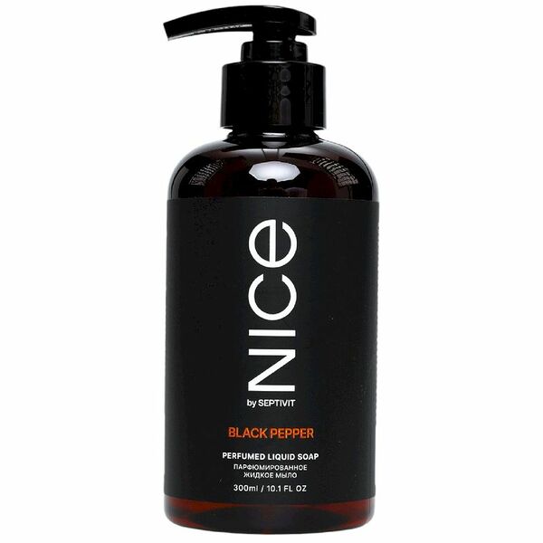Мыло жидкое Nice By Septivit Formula Black Pepper парфюмированное 300 мл