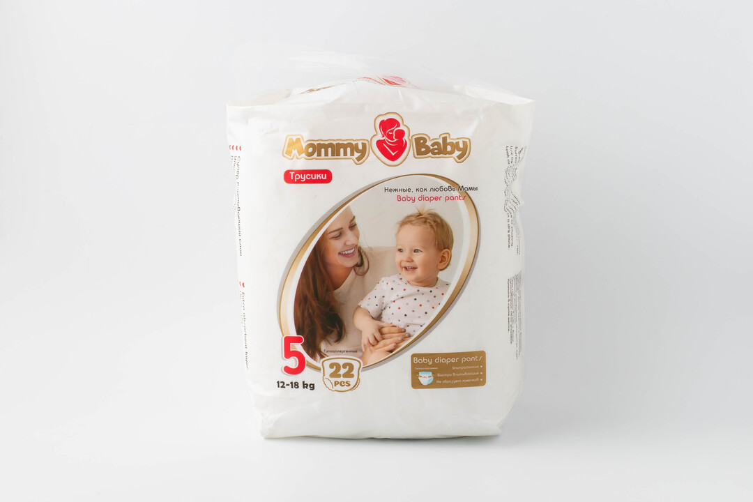 

Подгузники-трусики Минипак Mommy Baby, размер 5 (12-18кг), 22 шт.