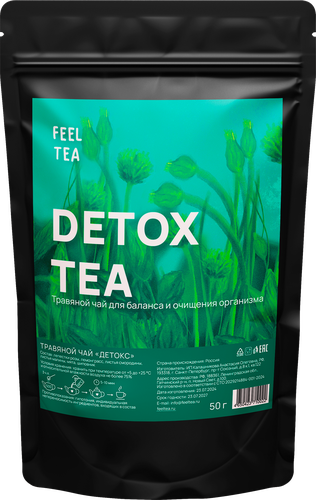 

Чай травяной Feel Tea Детокс, листовой 50 г