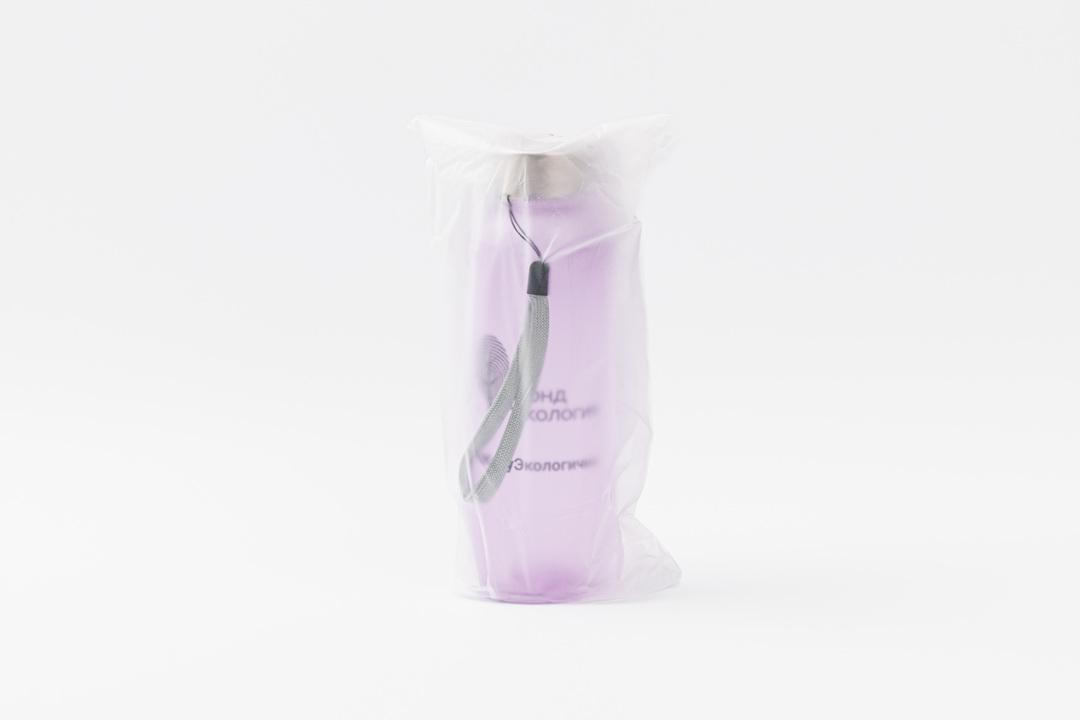 

Бутылка для воды сиреневая из Rpet 500 мл