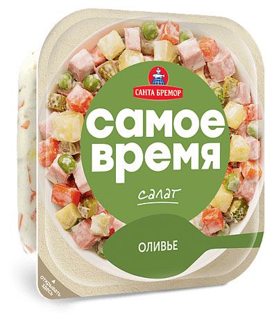 

Салат оливье Санта Бремор Самое время 150 г