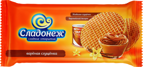 

Вафли Сладонеж с вареной сгущенкой 240 г