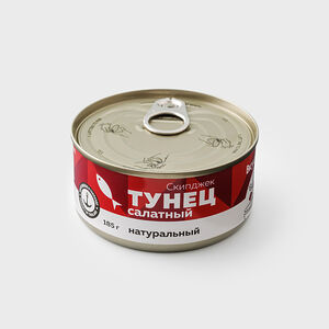 Тунец салатный натуральный