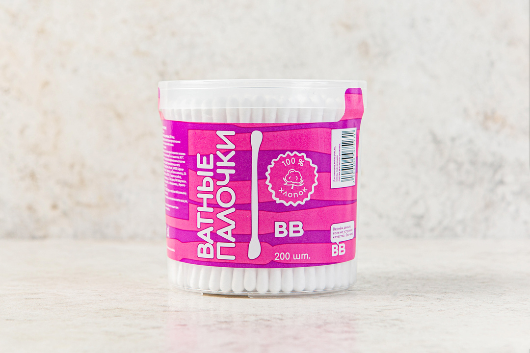 

Ватные палочки ВкусВилл 200 шт