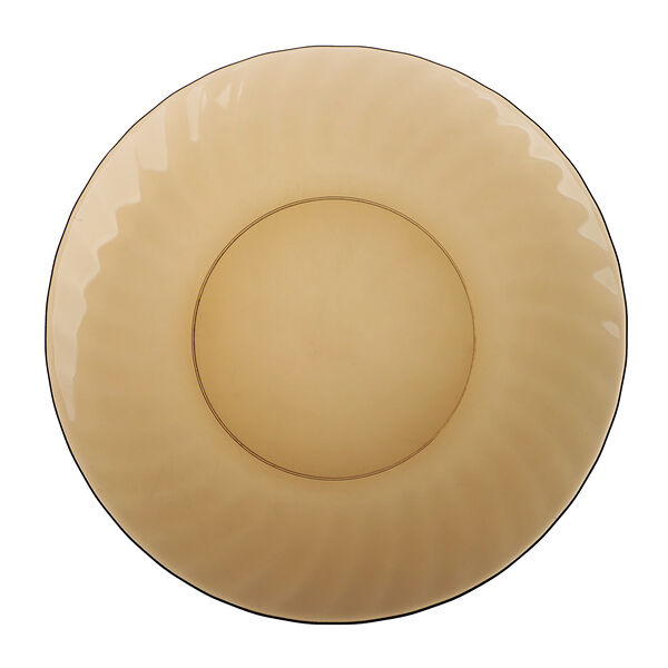 Тарелка обеденная 20см \элика\ дымчатое стекло арт.62102