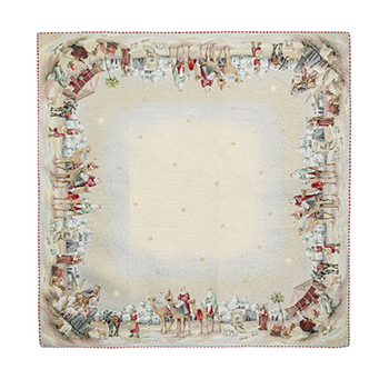 

Салфетка гобеленовая «Нативита», Vingi Ricami, 100*100 см, 1 шт., Италия