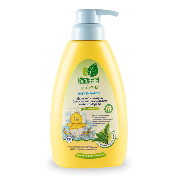 Шампунь для младенцев Dr.Tuttelle с маслом чайного дерева 500 мл
