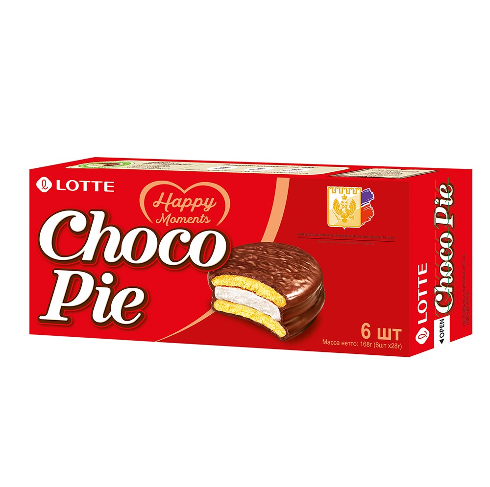 

Печенье Choco Pie бисквитное глазированное 168 г