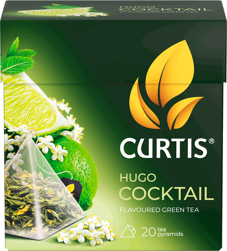 

Чай зеленый Curtis Hugo Cocktail 20 пирамидок 36 г