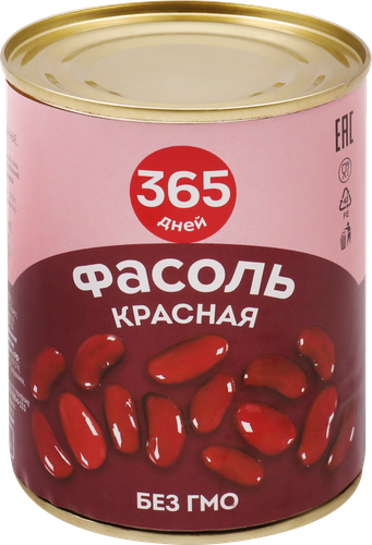 

Фасоль красная 365 дней натуральная, 360 г