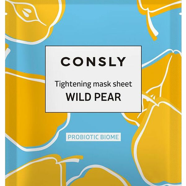 Маска для проблемной и жирной кожи лица Consly Wild Pear с экстрактом дикой груши