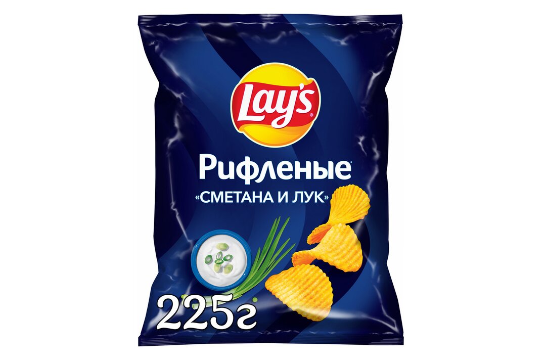 

Картофельные чипсы Lay's Сметана и Лук 225 г