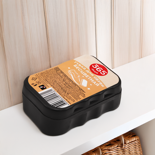 

Губка для обуви 365 ДНЕЙ бесцветная