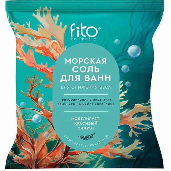 Морская соль для ванн fito косметик Для Снижения Веса 500 г
