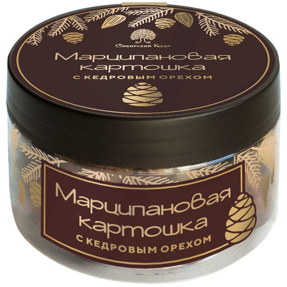 

Конфеты Сибирский Кедр Марципановая картошка с кедровым орехом, 160 г