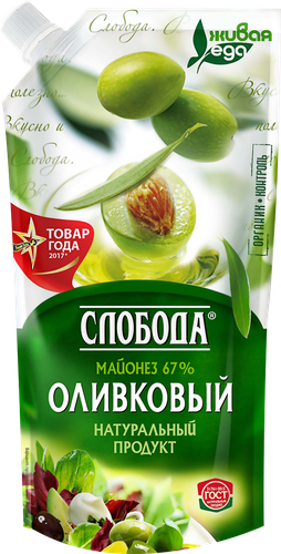 

Майонез Слобода Провансаль Оливковый 67%, 200 мл