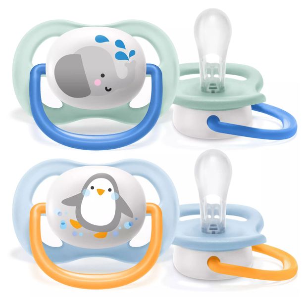 

Avent Ultra Air пустышка силиконовая 0-6 месяцев арт. SCF080/05 2 шт