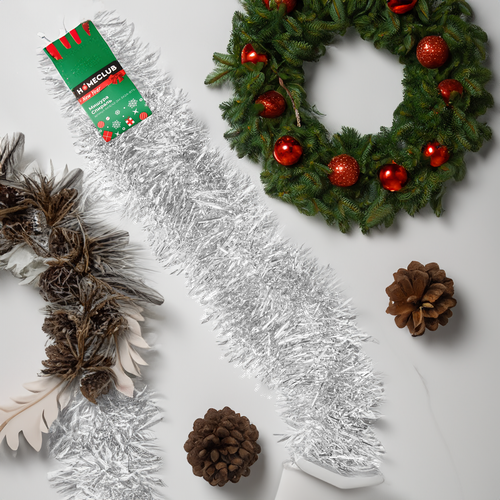 

Мишура Homeclub Спираль 7.6 x 200 см 1 шт. цвет в ассортименте