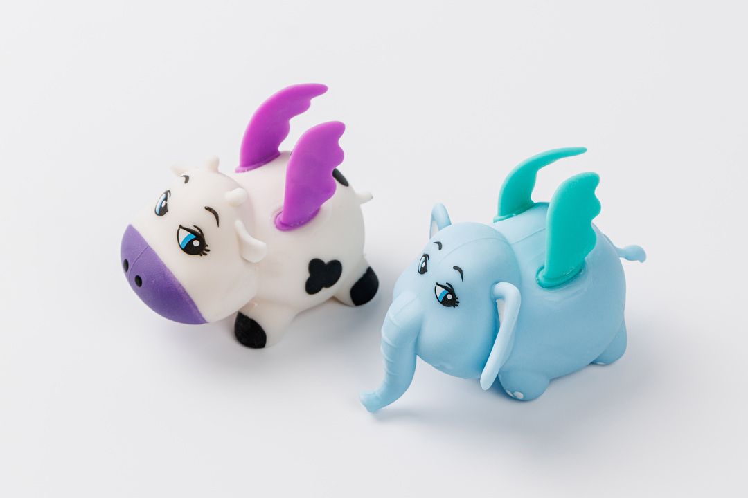 

Игрушка-антистресс 1TOY Жмяка Животные с крыльями, 1 шт, в ассортименте
