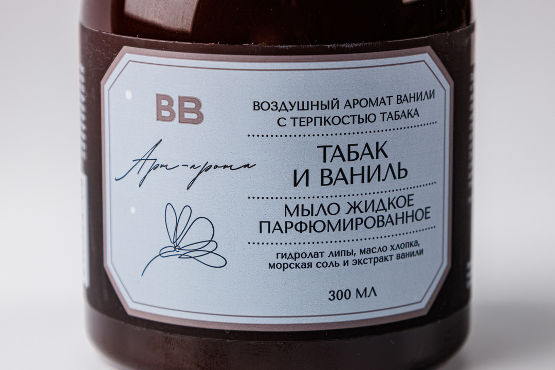 

Мыло жидкое парфюмированное Табак и ваниль, 300 мл