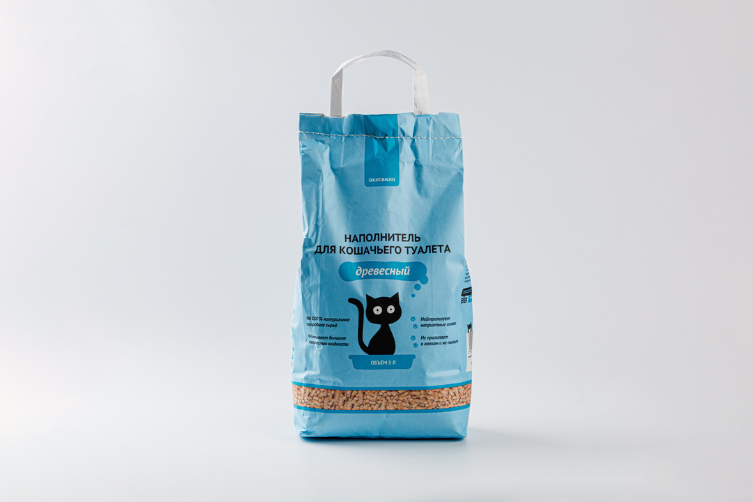 

Наполнитель для кошачьего туалета древесный, 5 л