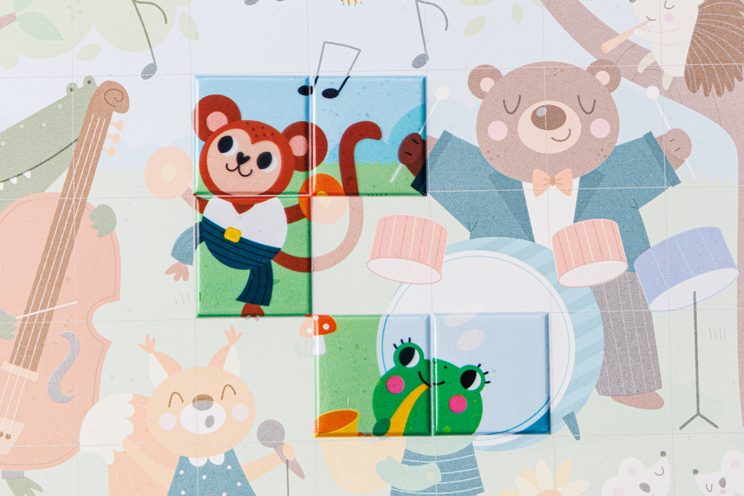 

Пазл-наклейки "Музыкальный концерт"