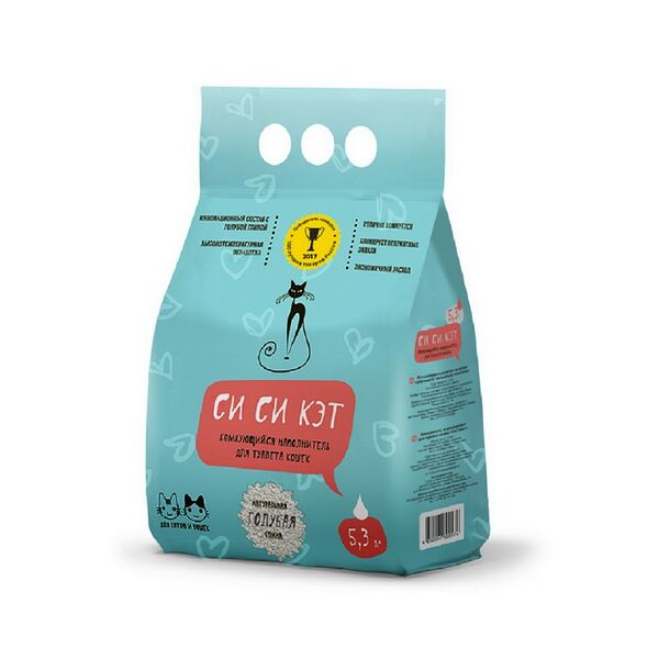 Наполнитель для кошачьего туалета СиСиКэт, бентонит оригинальный , 3,3 кг (5,3 л)