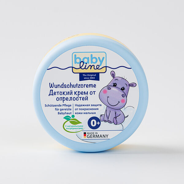 Крем от опрелостей Baby line детский под подгузник с миндальным маслом и пантенолом