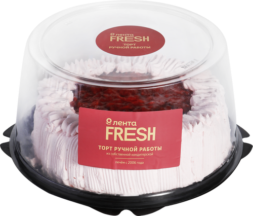 

Торт йогуртовый Лента Fresh Клубника, 950 г