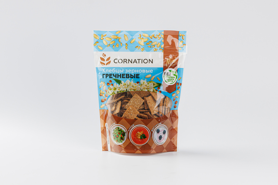 

Хлебцы Cornation зерновые гречневые, 150 г