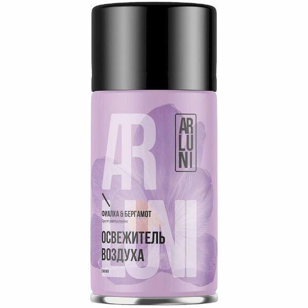 Освежитель воздуха Arluni Фиалка и бергамот, 250 мл, сменный баллон