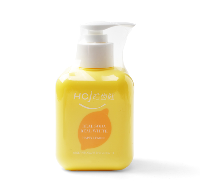 

Зубная паста HCJ Real Effects Baking Soda Clear White Toothpaste Happy Lemon 220 мл