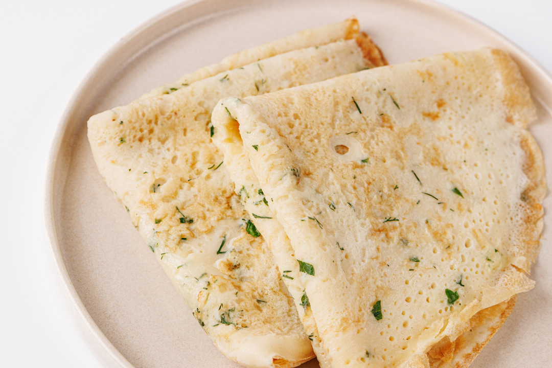 

Блинчики ВкусВилл с припеком с сыром и зеленью 170 г