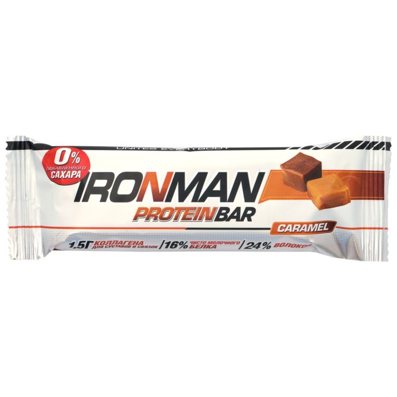 

Батончик Ironman Protein Bar карамель 50 г