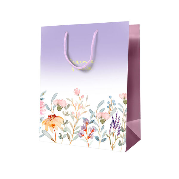 Пакет подарочный Meshu Счастье в тебе 26х32х12 см ламинированный