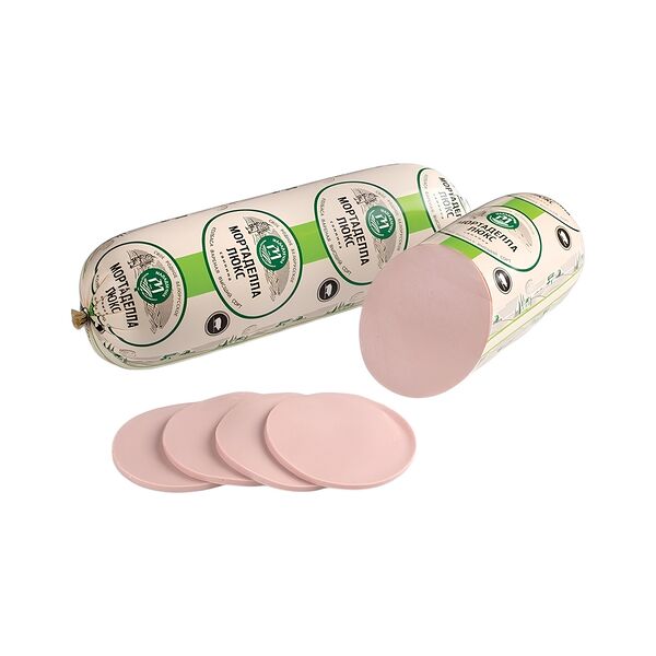 Изд колб мясн вар Колбаса Мортаделла люкс в/с 490г Велес-Мит