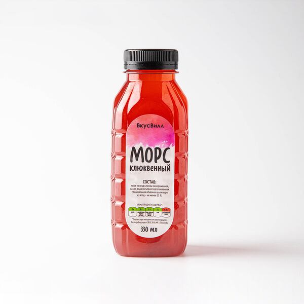 Морс клюквенный, 330 мл