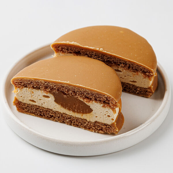 Пирожное веган Sweet бисквит гречишный с суфле и карамелью, кафе, 55г