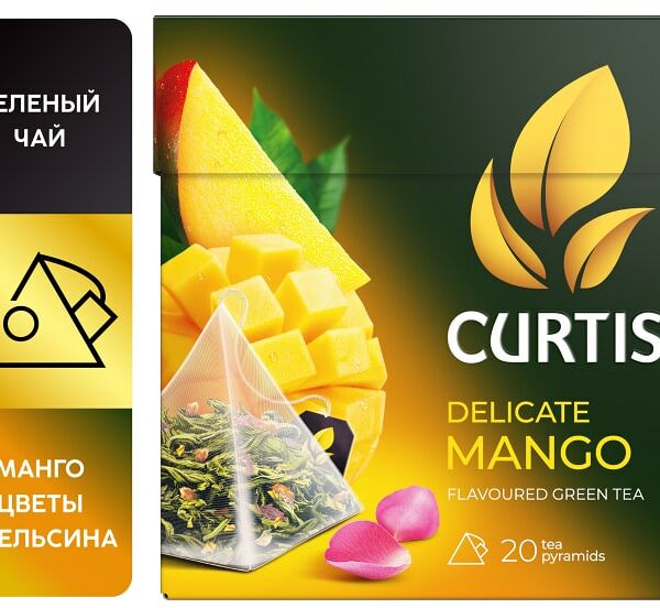 Чай зеленый Curtis Delicate Mango 20*1.8г