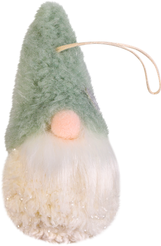 

Украшение елочное Homeclub Гномик в пушистом колпаке 11 см 1 шт. цвет в ассортименте