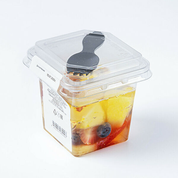 Желе фруктово-ягодное голубика, банан, клубника, яблоко