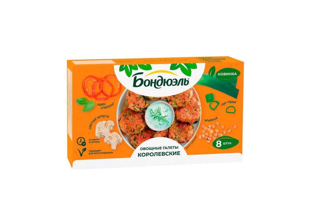 

Галеты овощные Бондюэль Королевские 300 г