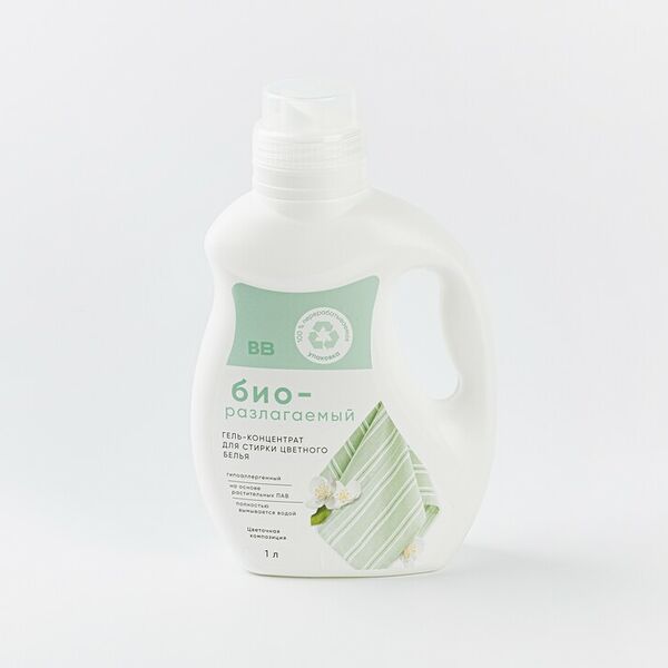 Гель-концентрат ВкусВилл для стирки цветного белья 1 л