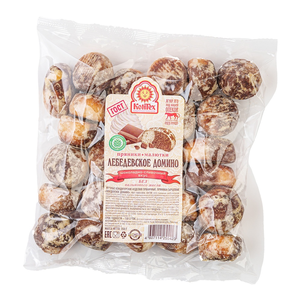 

Пряник КонТех Лебедевское домино 350 г