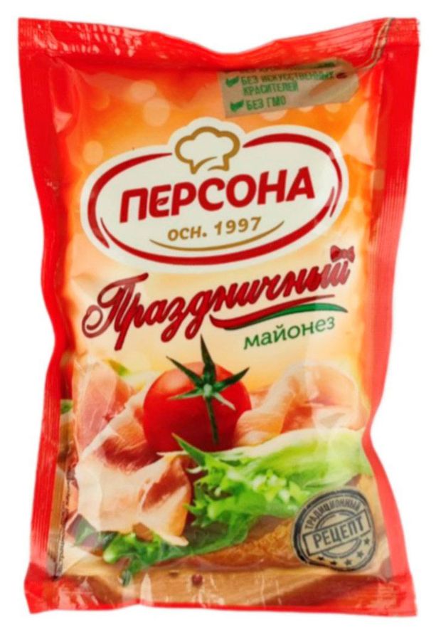

Майонез Персона Праздничный классический 50%, саше 150 мл