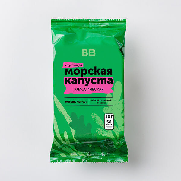 Морская капуста хрустящая классическая, 10 г