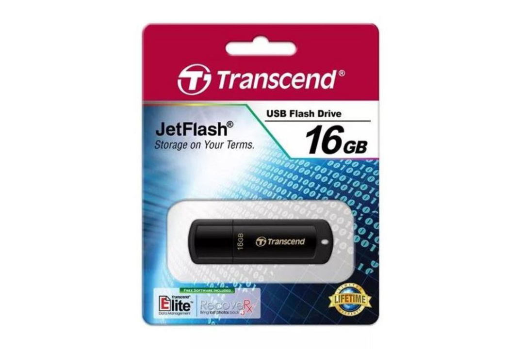 

Флешка Transcend JetFlash 350 USB 2.0 16Gb черная (TS16GJF350) (К)