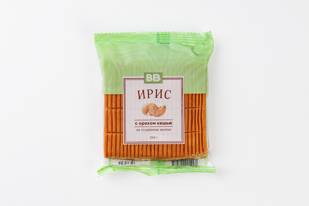 

Ирис ВкусВилл с орехом кешью 150 г